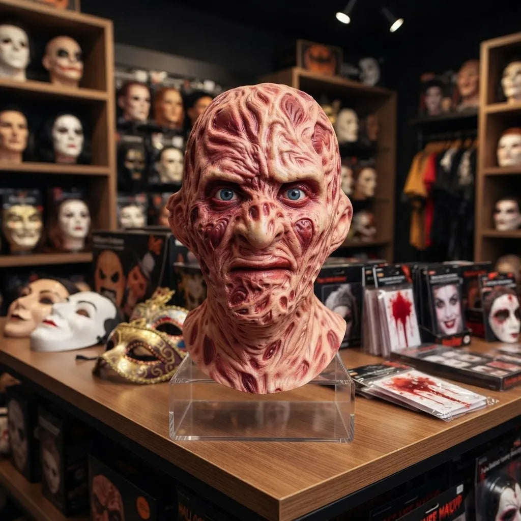 Mascara Freddy Krueger Latex Cabeza Completa Halloween