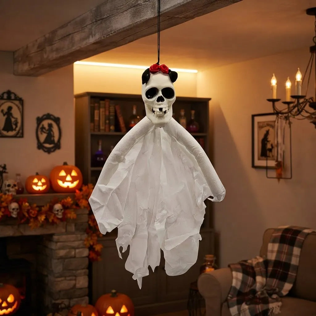Fantasma Blanco Colgante Halloween Decoracion Adorno