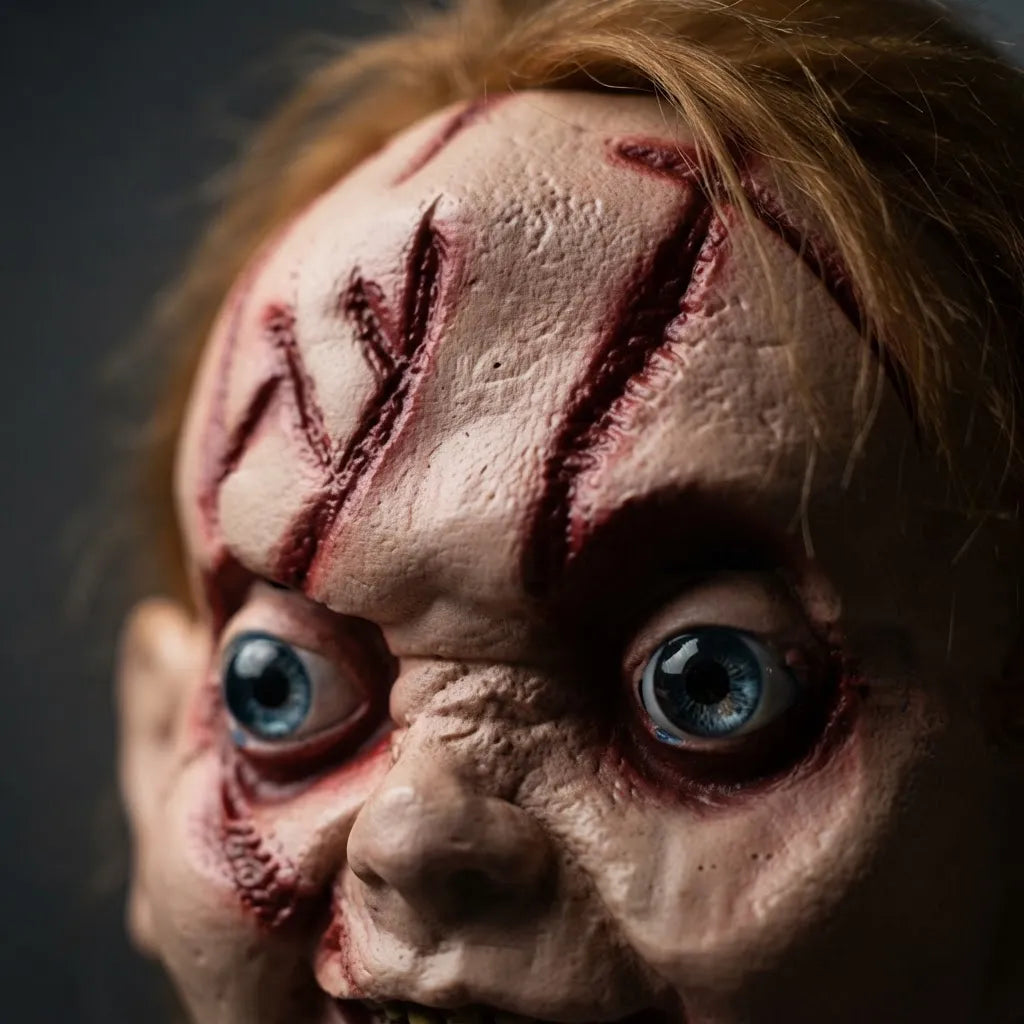 Máscara De Muñeco Diabólico Chucky Halloween Para Disfraz