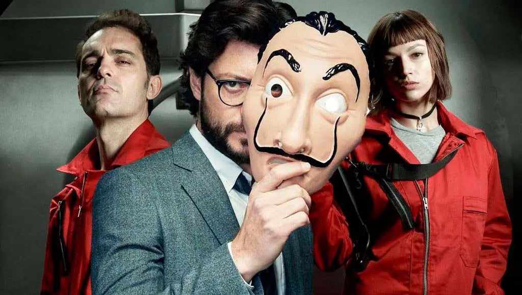 Máscara La Casa De Papel Serie Netflix Dalí Disfraz Terror