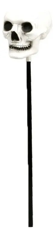 Bastón Cráneo Halloween Accesorio 110cm Disfraz Mago Y Brujo