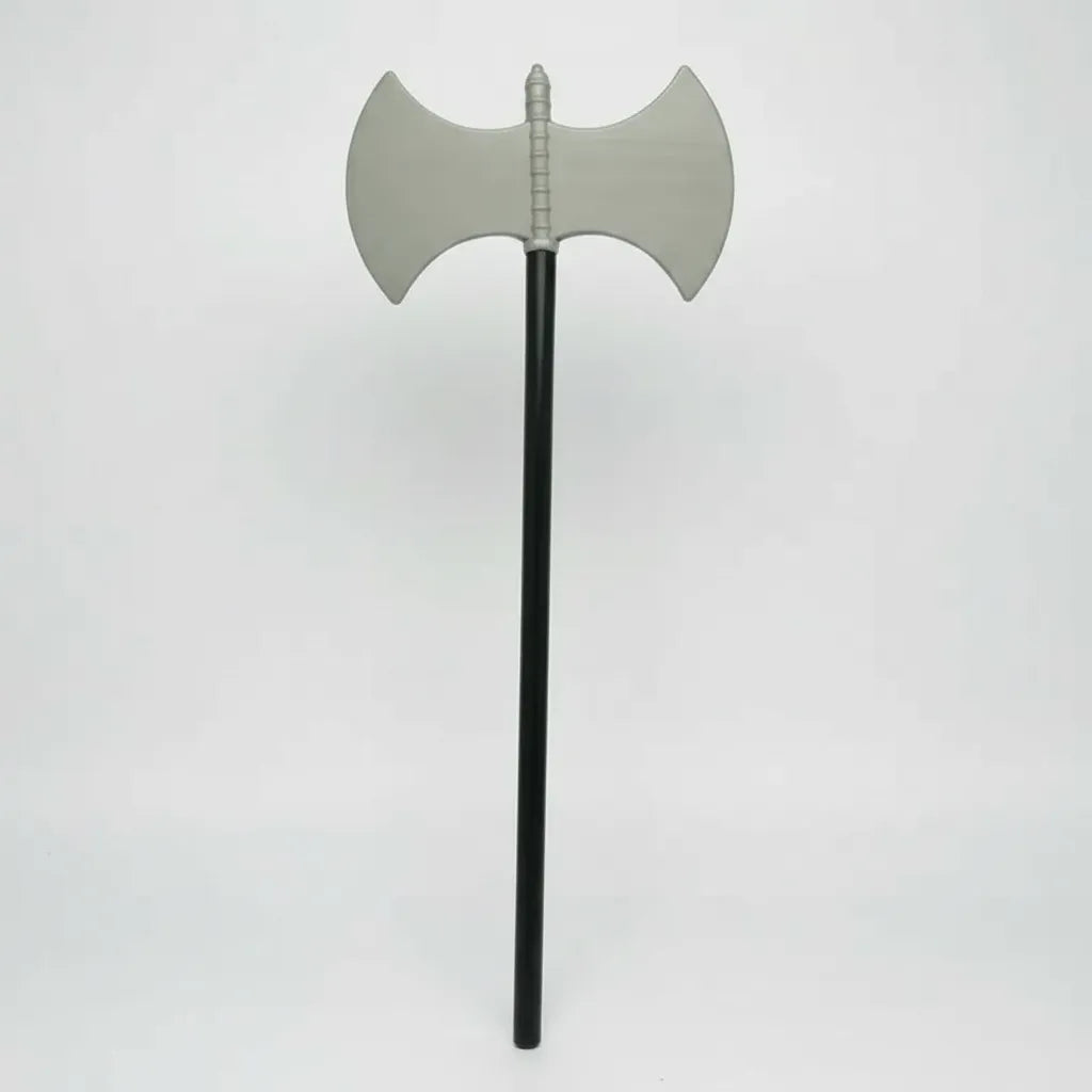 Juguete Hacha Doble Medieval 48cm Disfraz Cotillon Halloween