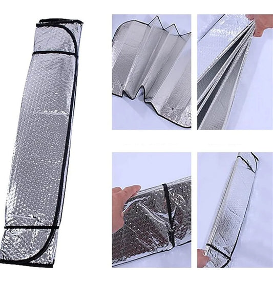 Parasol para Auto Premium 60 x 130 cm: Protector Térmico con Revestimiento UV