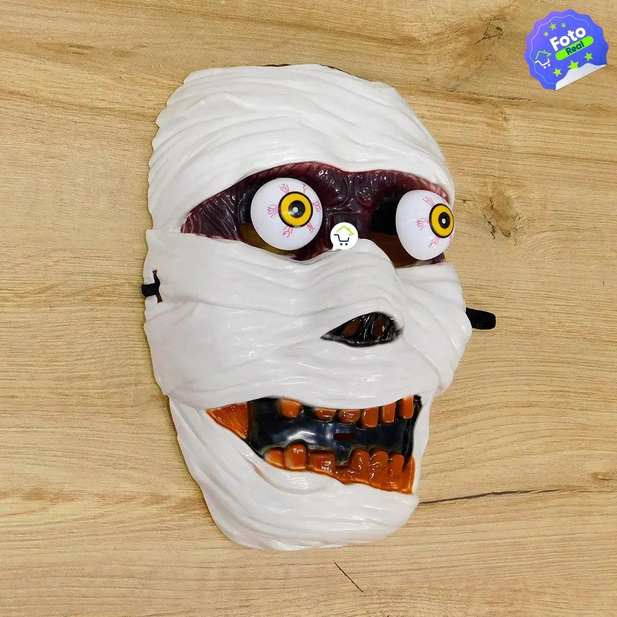 Máscara Momia Terrorífica Halloween Accesorio De Terror Fx