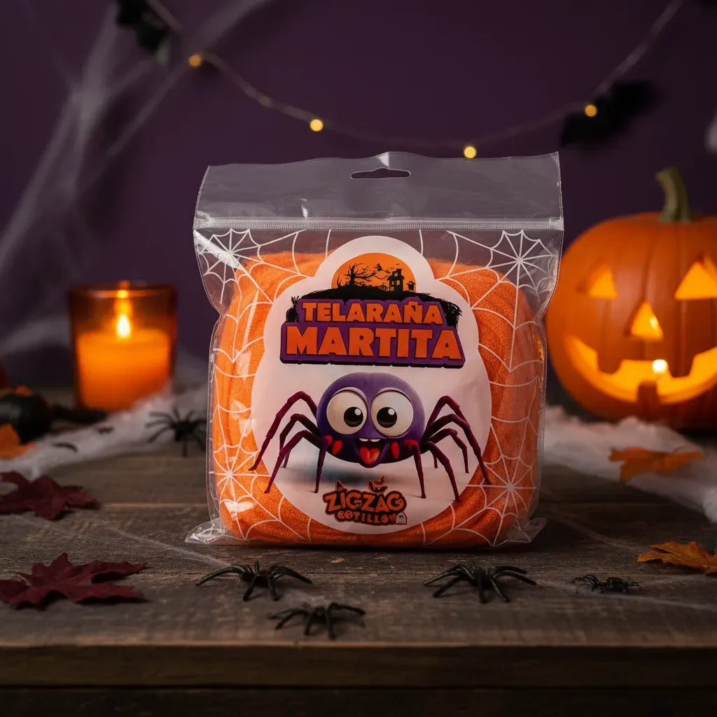 Telaraña Artificial Pack X3 Para Decoración De Halloween