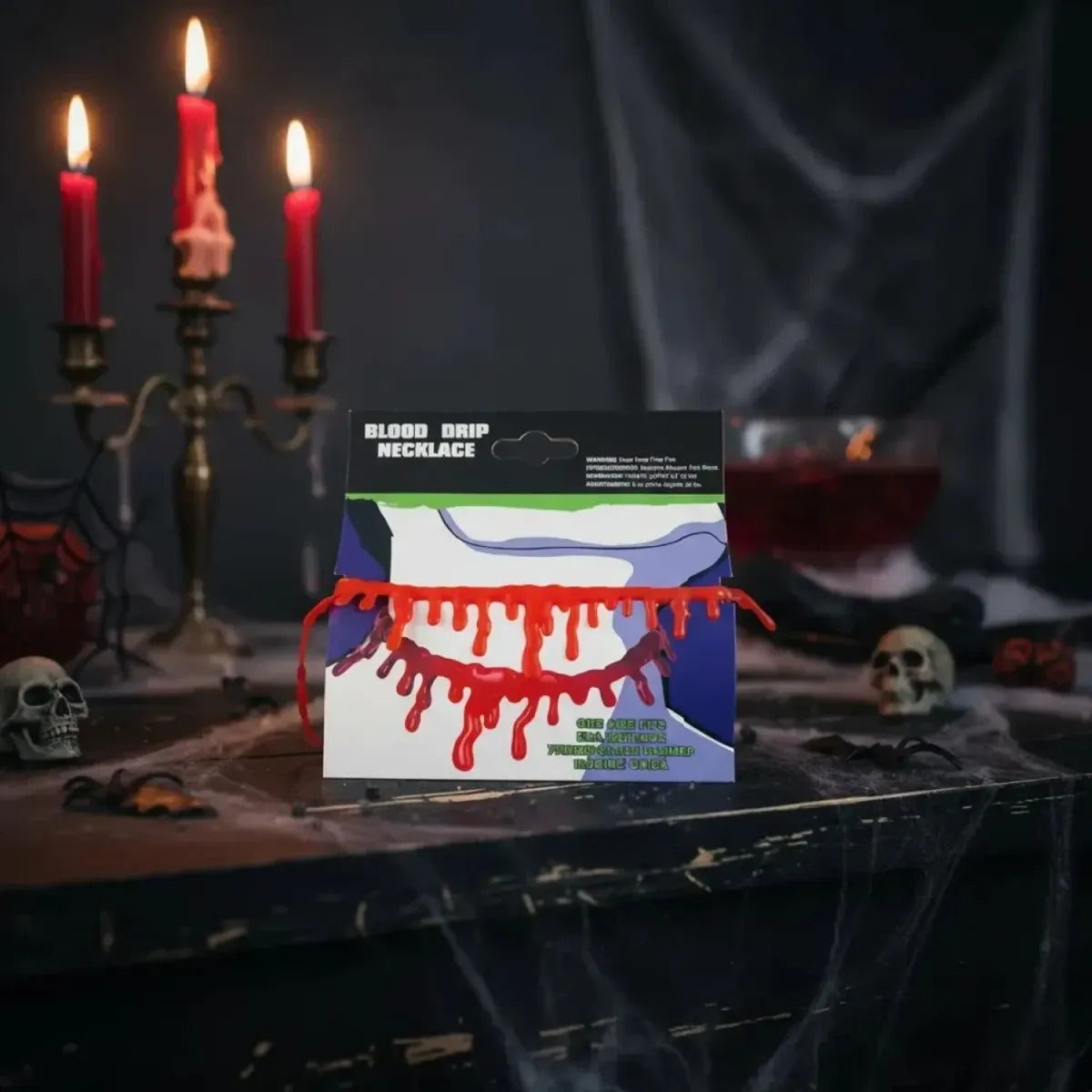 Gargantilla Collar Sangriento Halloween Disfraz Cotillon
