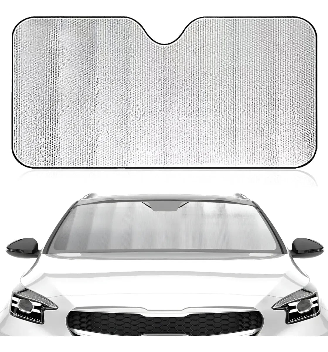 Parasol para Auto Premium 60 x 180 cm: Protector Térmico con Revestimiento UV