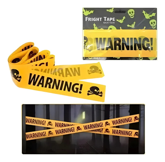 Cinta De Advertencia Peligro Halloween Decoracion Y Fiestas