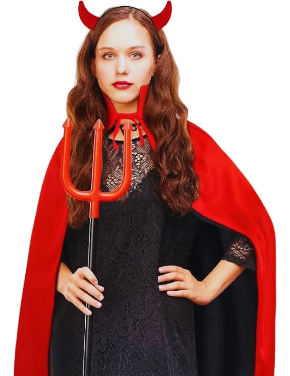 Tridente Halloween Clasico 99cm Disfraz Cotillon Accesorio