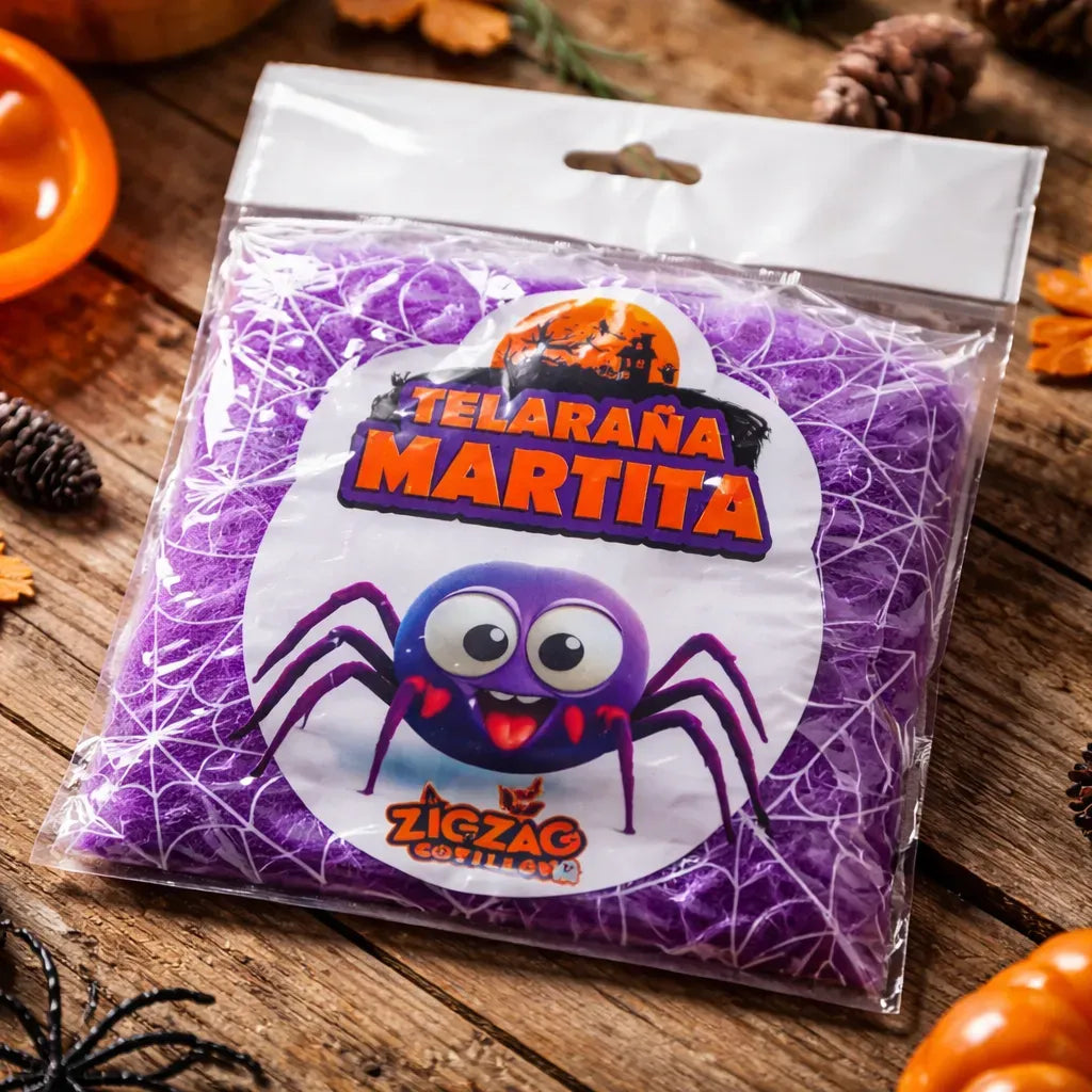 Telaraña Artificial Pack X3 Para Decoración De Halloween