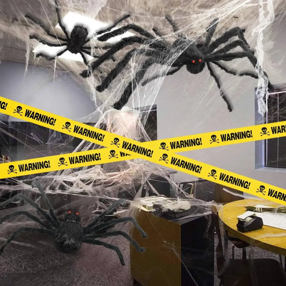 Cinta De Advertencia Peligro Halloween Decoracion Y Fiestas