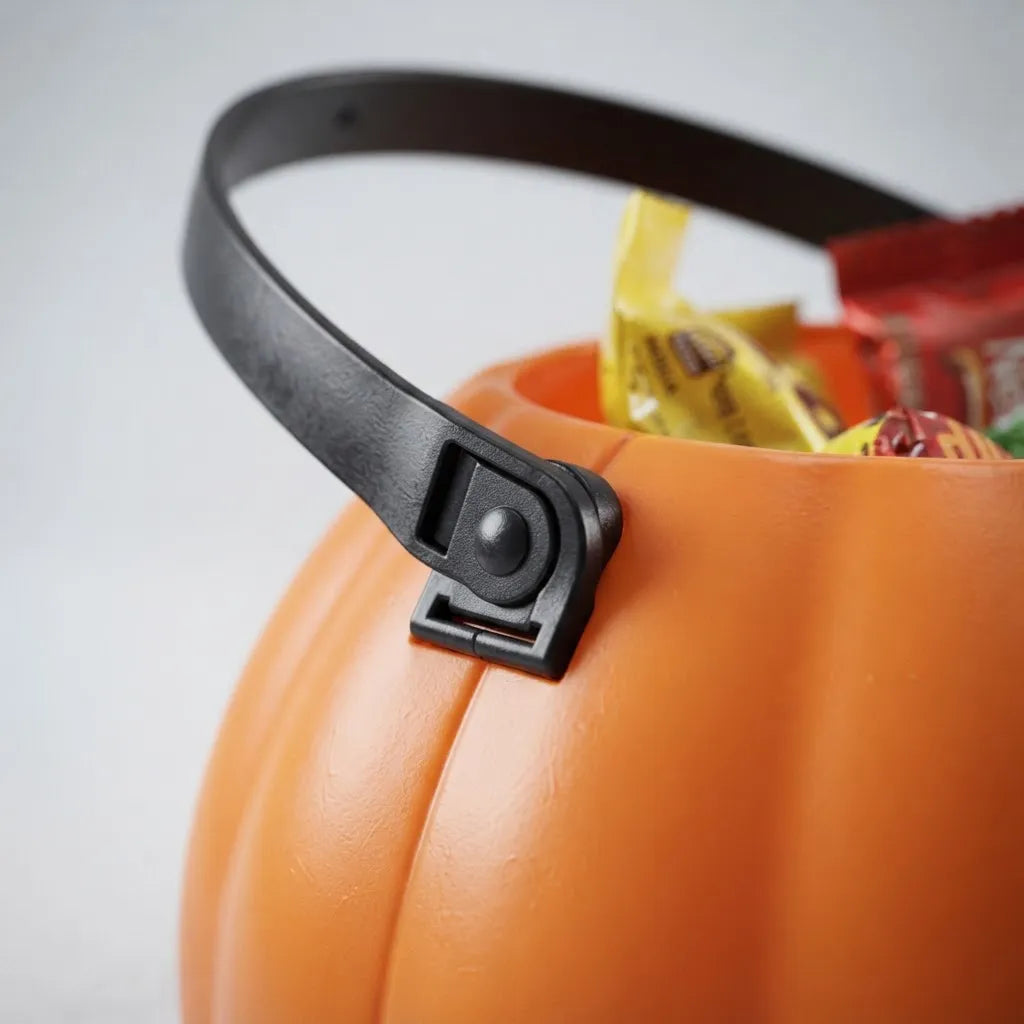 Calabaza Caramelera Naranja 16cm Cotillon Halloween Dulces