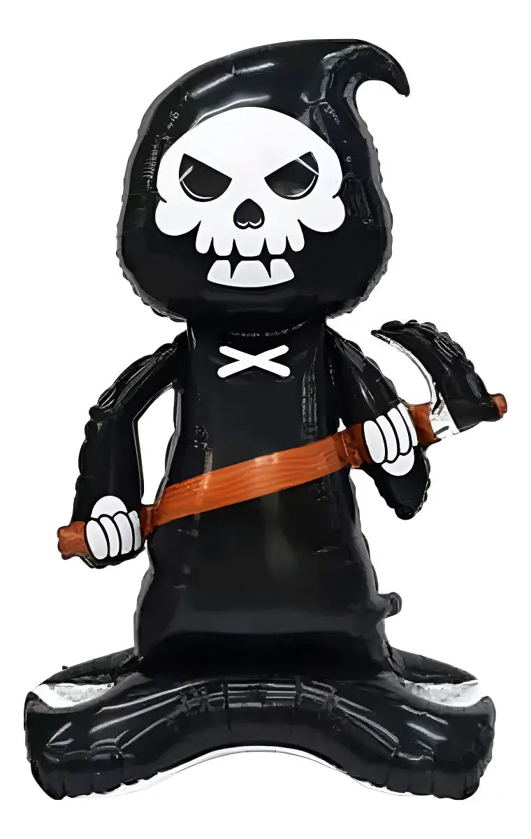 Globo Gigante La Muerte Metalizado Decoración Para Halloween