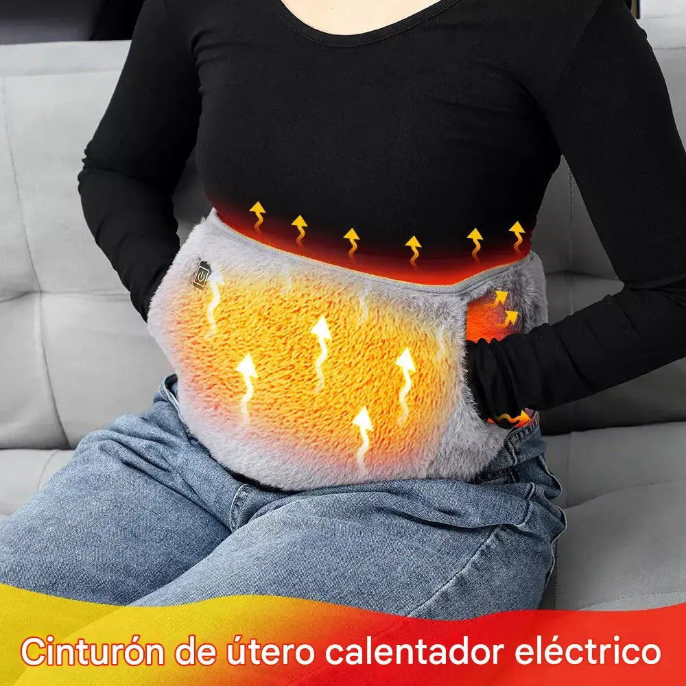 Cinturón Térmico Eléctrico USB con Grafeno: Alivio Menstrual, Lumbar y Calentador de Manos