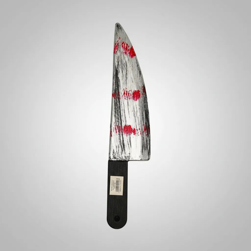 Cuchillo Triangular Sangriento Halloween Disfraz Accesorio
