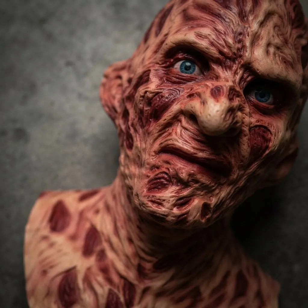 Mascara Freddy Krueger Latex Cabeza Completa Halloween