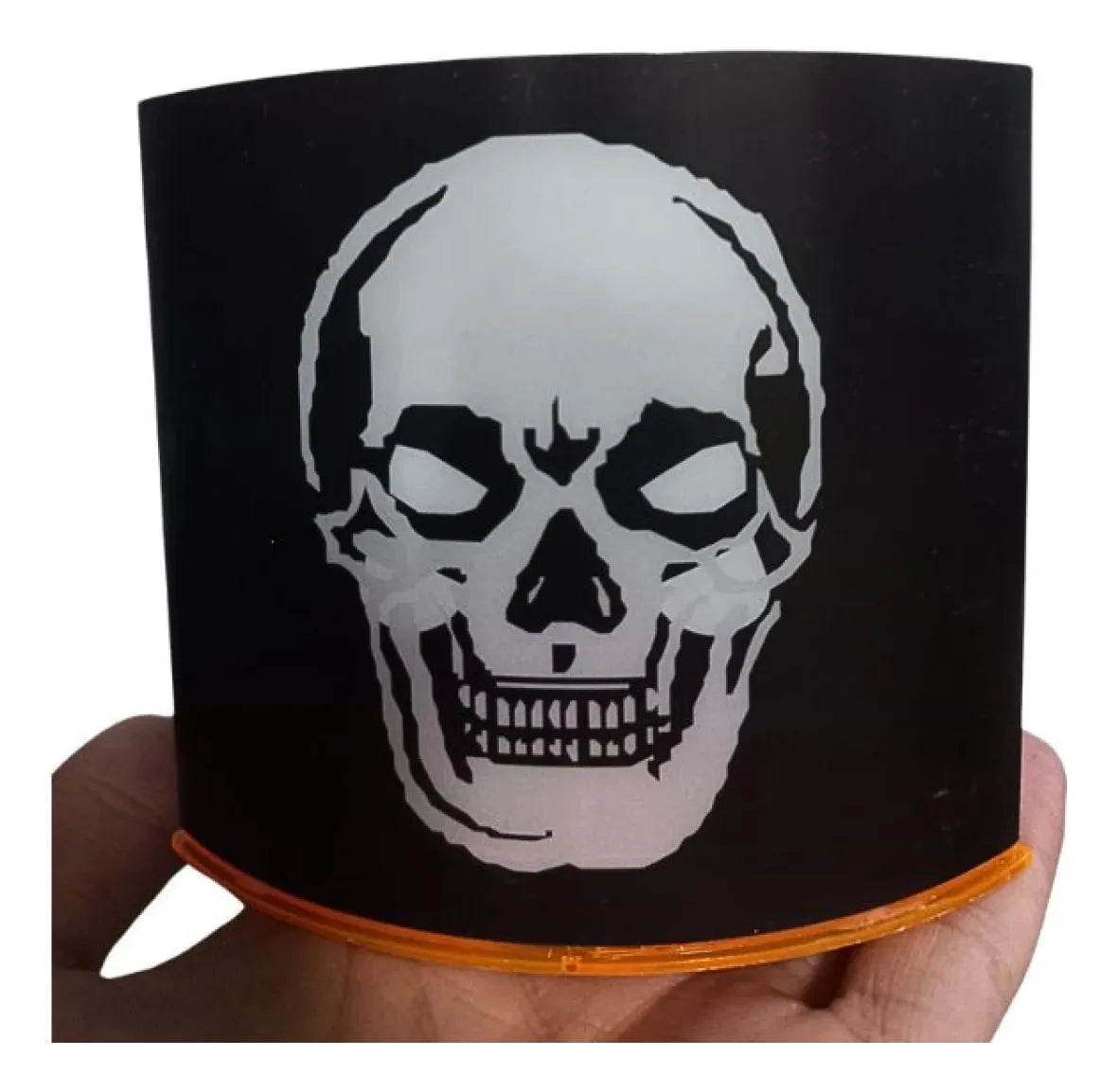 Vela Led Halloween Calabaza Luz Calida Adorno Cotillon