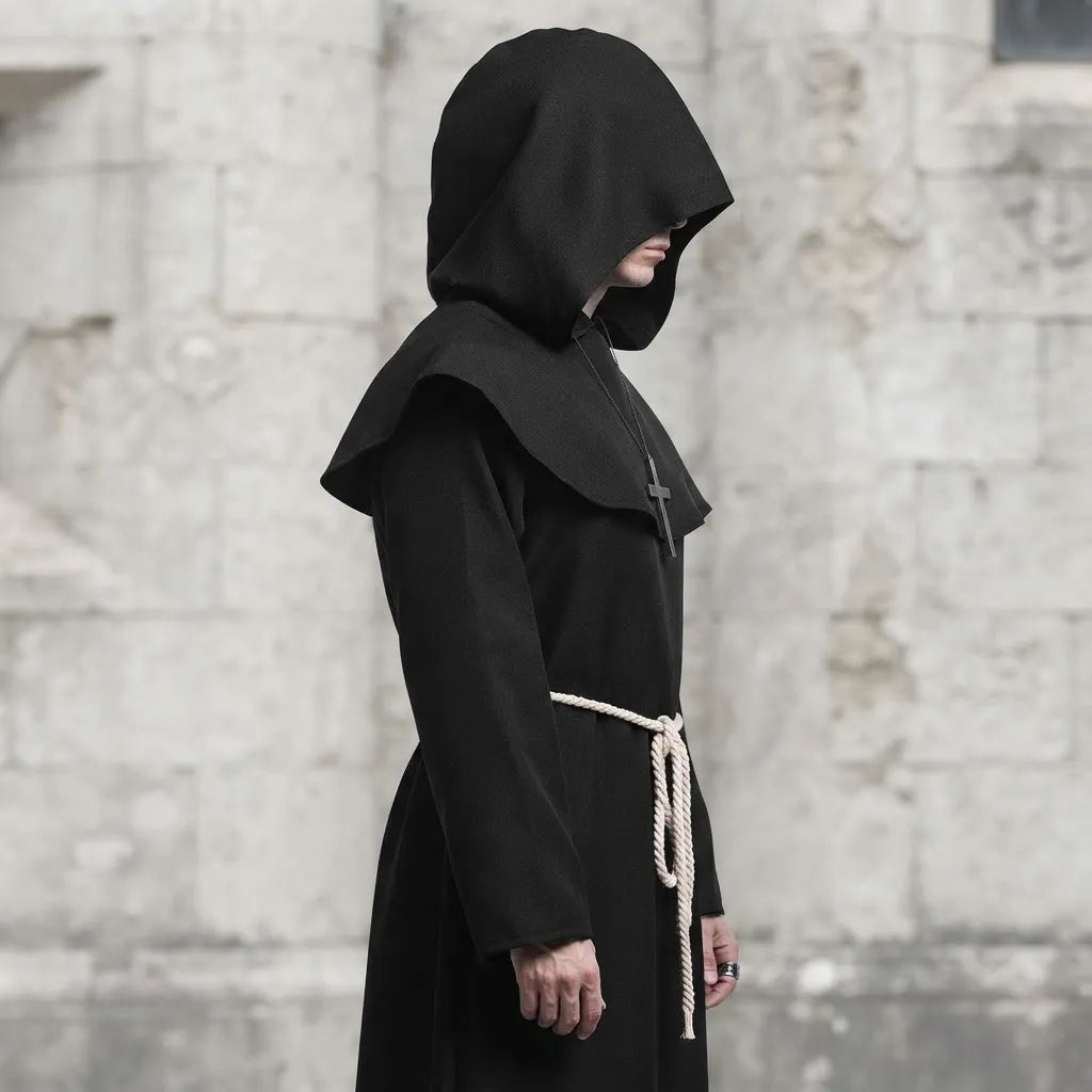 Disfraz Túnica Gótica Medieval Monje Para Adulto Halloween