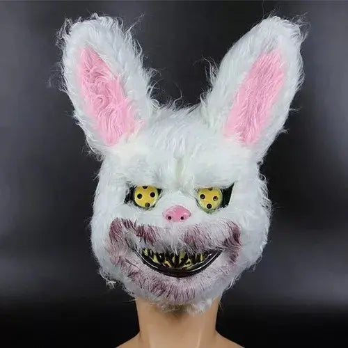 Máscara De Terror Conejo Sangriento Halloween Para Adulto