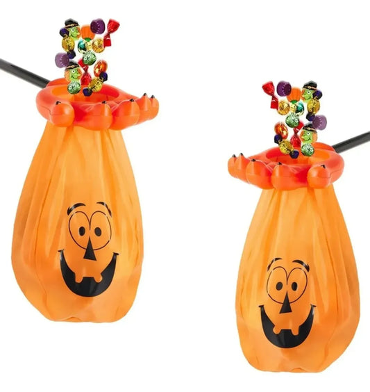 Mano Caramelera Bolsa Esqueleto Dulce O Truco Halloween