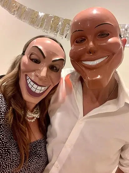 Máscara Plástico Duro La Purga Disfraz Halloween Terror