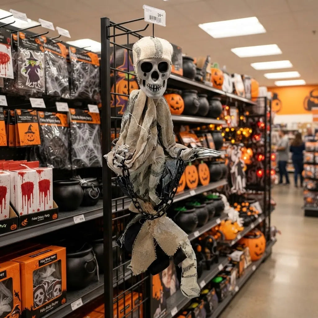 Fantasma Colgante Con Cadenas Halloween Decoracion Adorno