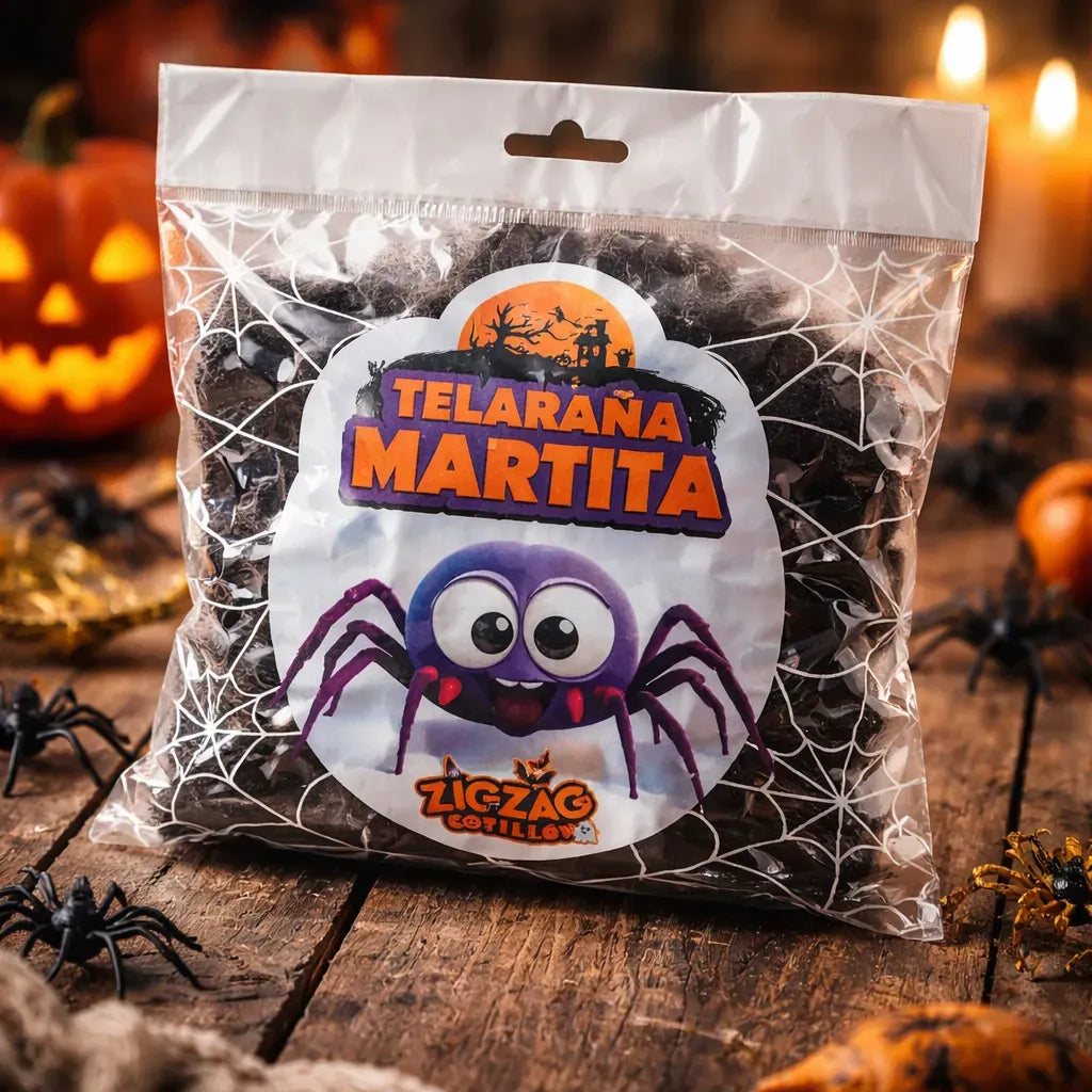 Telaraña Artificial Pack X3 Para Decoración De Halloween
