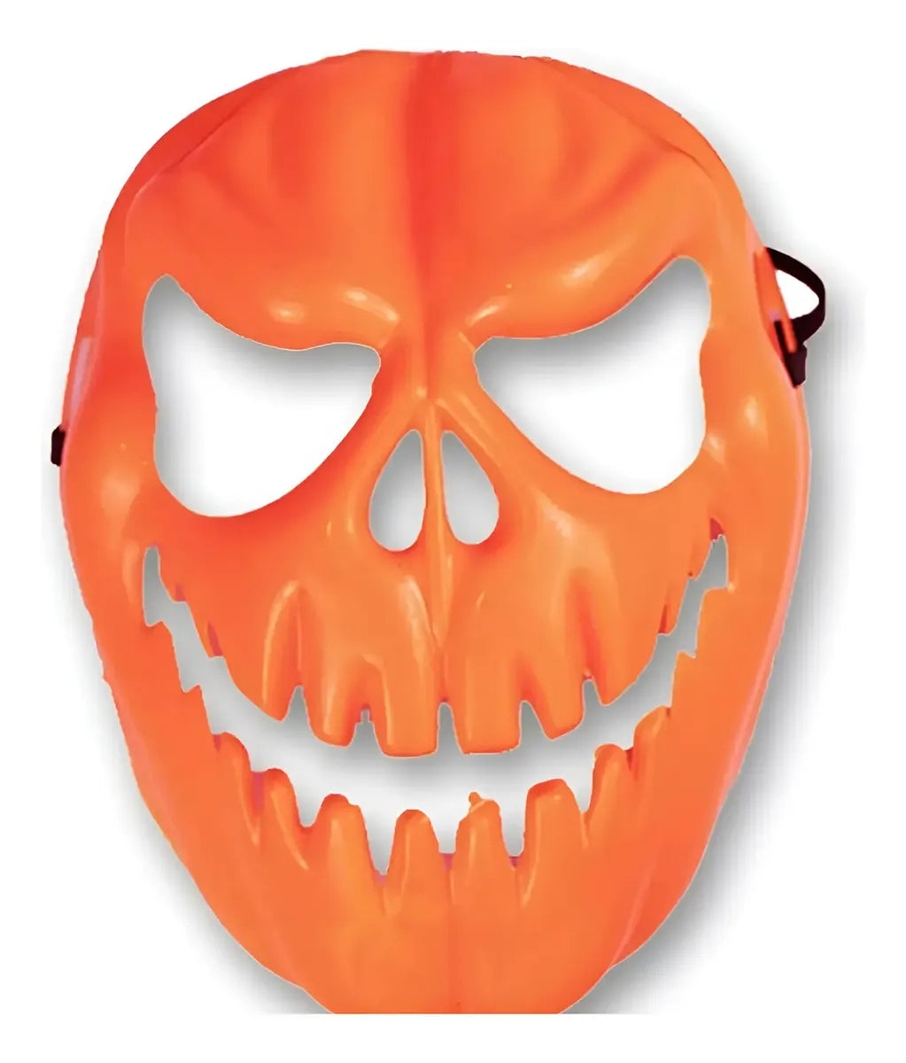 Máscara De Calabaza Para Disfraz Halloween Plástico Terror
