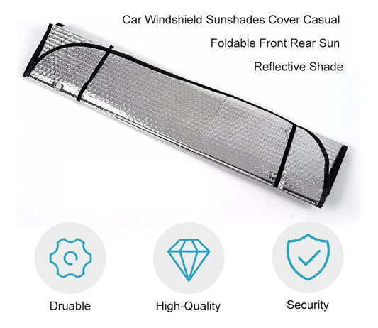 Parasol para Auto Premium 60 x 180 cm: Protector Térmico con Revestimiento UV