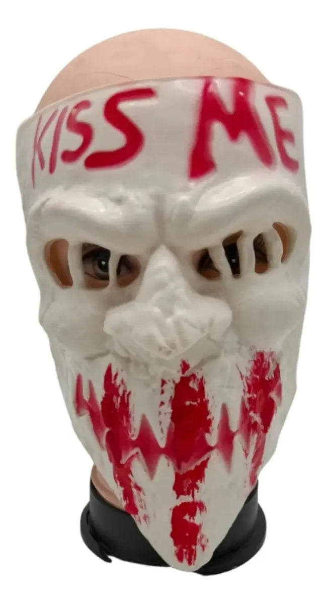 Máscara De Terror La Purga Kiss Me Para Disfraz De Halloween