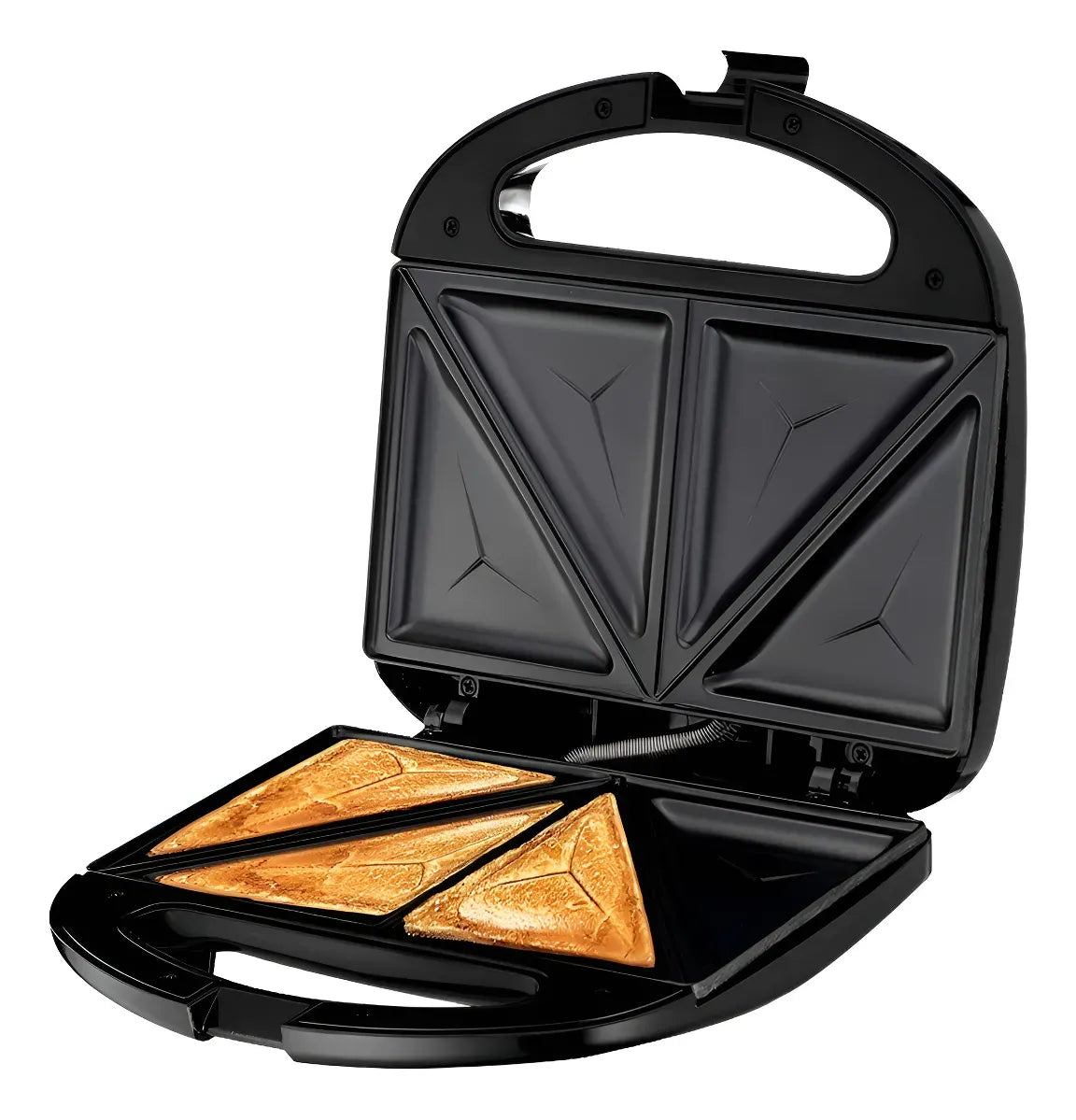 Sandwichera Boma 750W: Acero Inoxidable y Tostados Perfectos
