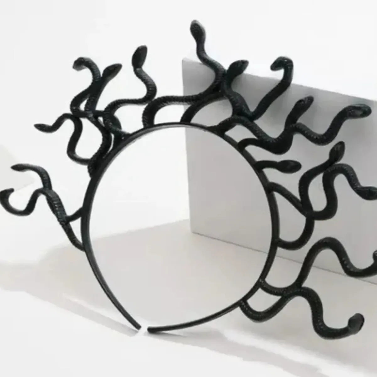 Vincha Diadema Medusa Serpientes Culebras Halloween Disfraz