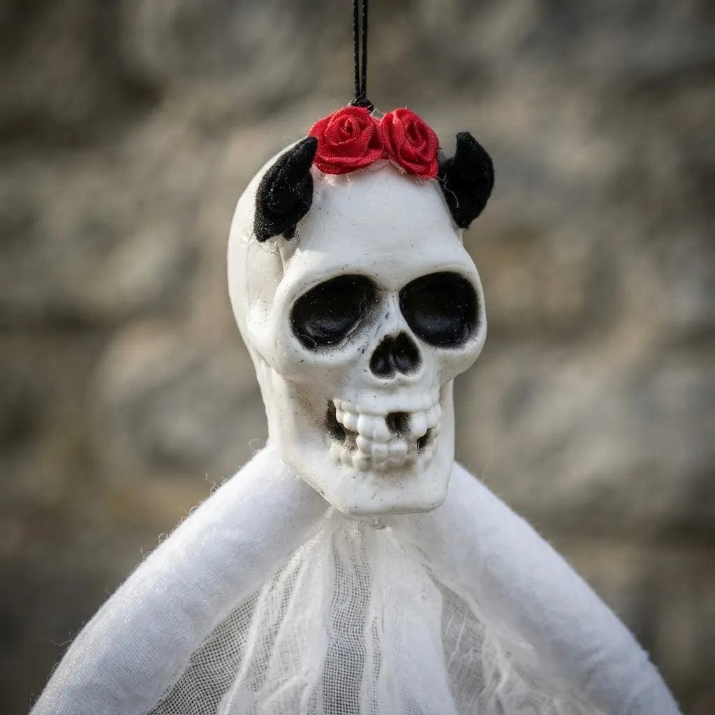 Fantasma Blanco Colgante Halloween Decoracion Adorno