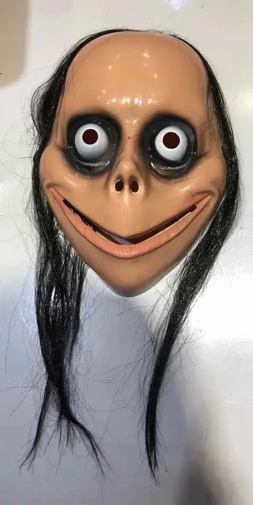 Máscara Momo Realista Halloween Accesorio Disfraz De Terror