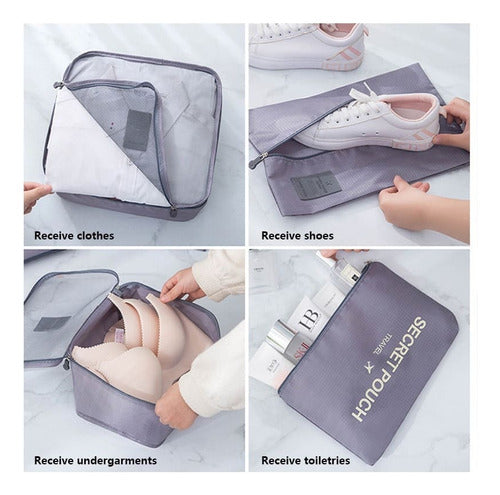 Set Organizador de Valija 6 Piezas: El Secreto para una Maleta Impecable y Espaciosa ✈️