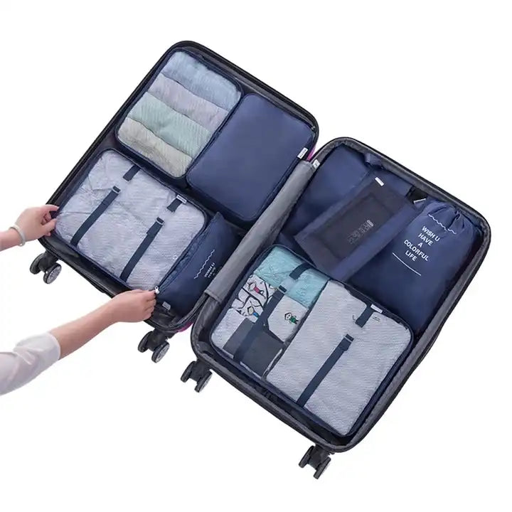 Set Organizador de Valija 6 Piezas: El Secreto para una Maleta Impecable y Espaciosa ✈️