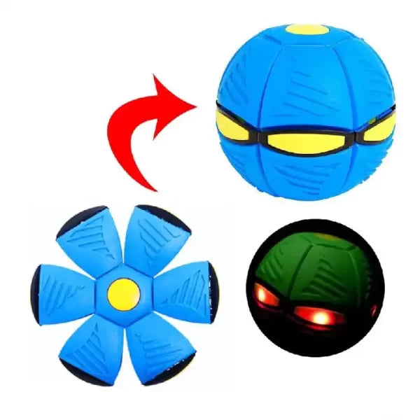 Pelota Mágica Boomerang Voladora con Luces LED - Spinner Flotante Recargable Juguete Viral 🛸✨