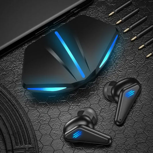 Auriculares Gamer Bluetooth K55 TWS | Pantalla LED y Baja Latencia