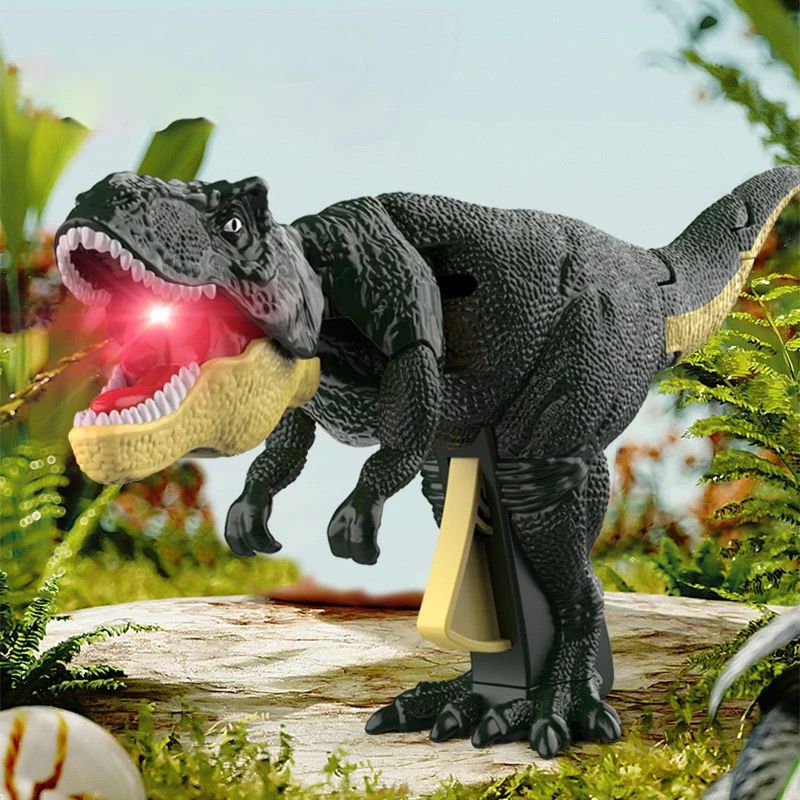Dinosaurio Za Za Articulado con Movimiento y Sonido - Juguete Viral TikTok T-Rex Mordida 🦖💥