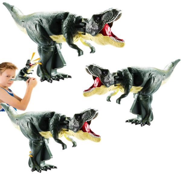 Dinosaurio Za Za Articulado con Movimiento y Sonido - Juguete Viral TikTok T-Rex Mordida 🦖💥