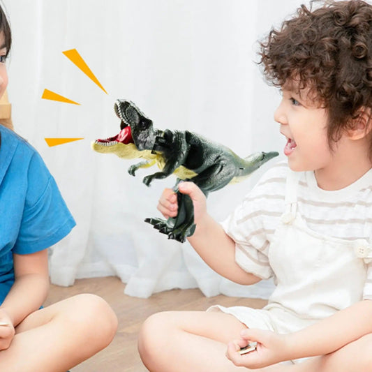 Dinosaurio Za Za Articulado con Movimiento y Sonido - Juguete Viral TikTok T-Rex Mordida 🦖💥