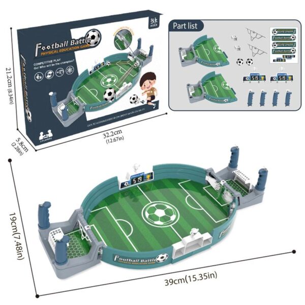 Futbolito de Mesa Compacto 39x19cm - Juego de Fútbol para Niños y Familia ⚽🏆