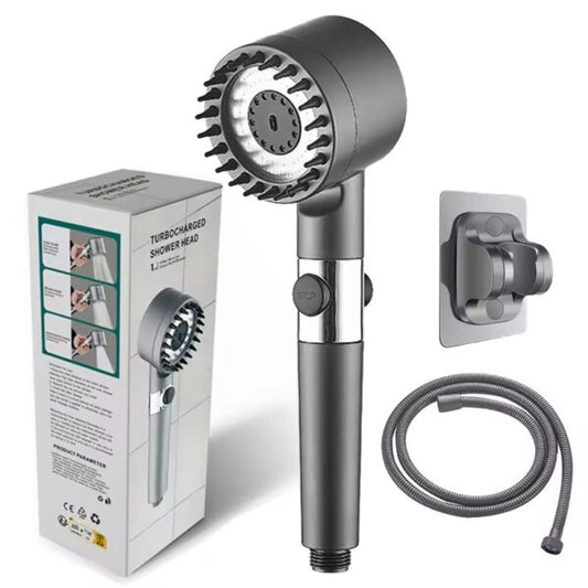 Kit Duchero Masajeador Alta Presión: Con Soporte, Manguera y 3 Modos de Uso 🚿💆‍♂️