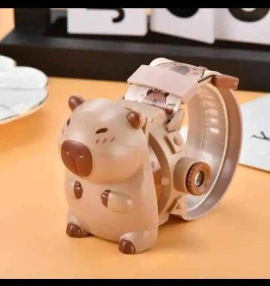 Reloj Infantil Capibara Proyector de Imágenes - Accesorio Carpincho Digital con Luces y Diseño Viral ⌚🦦