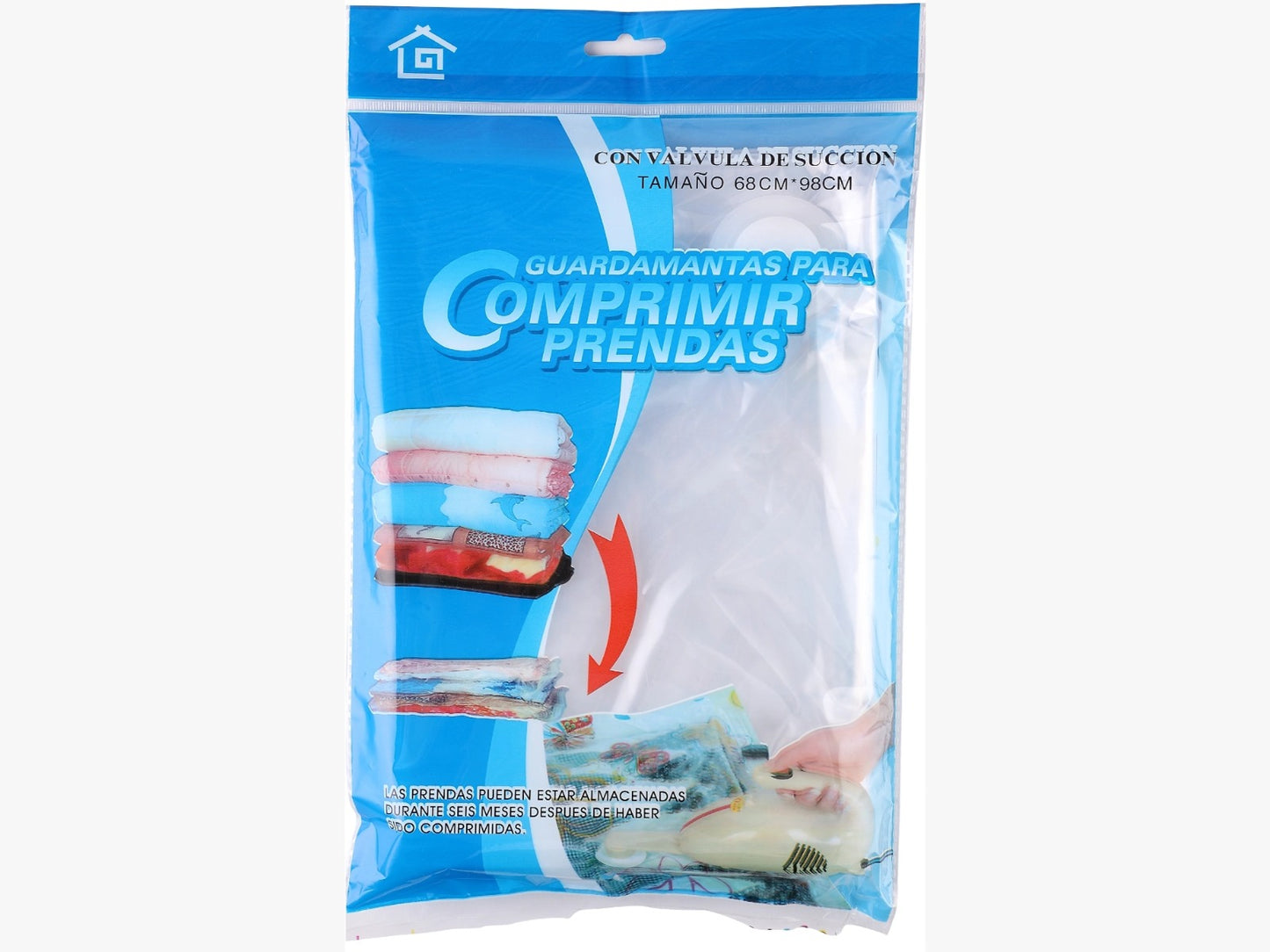 Bolsa al Vacío Organizadora (50 x 70 cm): ¡La solución ideal para ropa y valijas! 📦🌬️