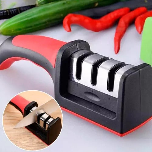 filador de Cuchillos y Tijeras Profesional: Mango Ergonómico y Afilado en Segundos 🔪✨