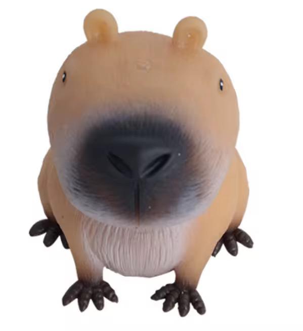 Carpincho Capibara Amansa Loco Squishy Clásico - Juguete Antiestrés Sensorial Viral 🦦✨