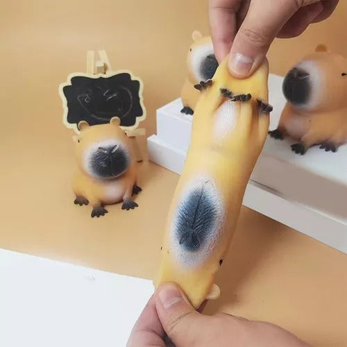 Carpincho Capibara Amansa Loco Squishy Clásico - Juguete Antiestrés Sensorial Viral 🦦✨
