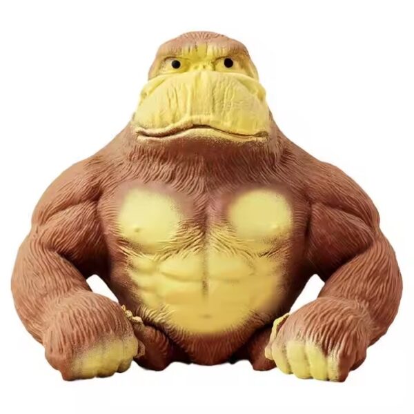 Muñeco Gorila Amansa Loco Chico Antiestrés Squishy Elástico Moldeable - Juguete Sensorial Viral 🦍✨