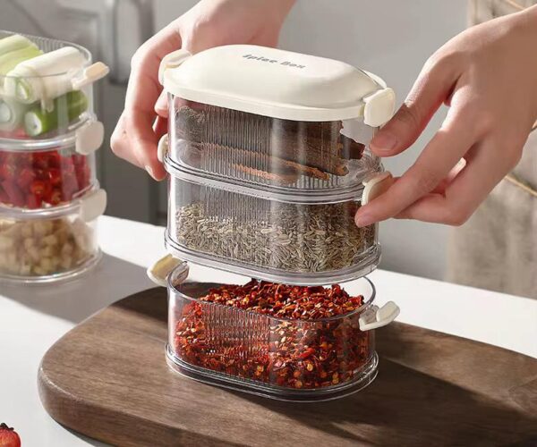 set de 5 Recipientes Herméticos: Organización y Frescura Total en tu Cocina 🍱✨